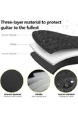 Profesyonel Yüksek Korumalı Klasik Gitar Kılıfı Çanta Gigbag Siyah Softcase Pandura - 4