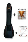 Ultra Korumalı Bağlama Saz Kılıfı Taşıma Çantası Gigbag + Duvar Askı Standı - 1 Takım Tel Hediye thumbnail 1