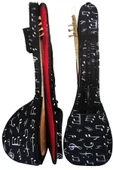 Profesyonel SU GEÇİRMEZ 20 MM PEDLİ Gigbag Uzun Sap Bağlama Saz Kılıfı Siyah + Tel Takımı hediye thumbnail 1