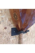 Ahşap Bağlama Saz Duvar Askısı Standı Siyah thumbnail 3
