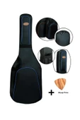 Uyumlu Elektro Gitar Kılıfı Taşıma Çantası Gigbag Softcase + Ahşap Pena - 2