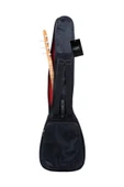 Siyah Kısa Sap Bağlama Saz Kılıfı Taşıma Çantası Tel Hediye - 2
