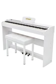 Slp-225 Wh Dijital Konsol Piyano, Bluetooth, Tuş Hassasiyeti, 88 Tuşlu (KULAKLIK VE TABURE) - 2