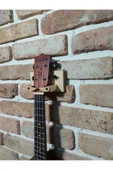 Ukulele Için Şık Dekoratif Ahşap Duvar Askı Standı Pena Hediye - 2