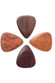 Profesyonel 1 Adet Ahşap Gitar Penası Wooden Guitar Picks Erik Ağacı - 1