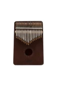 Kalimba Full Set - Hediye Paketi- Stant-parmak Koruyucu Kahverengi thumbnail 3