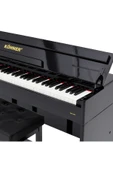 Slp-245 Siyah Ve Beyaz 2 Renk Dijital Konsol Piyano, Bluetooth, Tuş Hassasiyeti, 88 Tuşlu Ve Tabure - 3