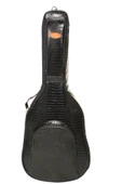 Timsah Deri  Desen Siyah Klasik Gitar Kılıf Gigbag (CASE) Su Geçirmez Gigbag 2,5Cm Pedli thumbnail 1