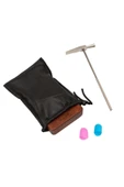Kalimba Full Set - Hediye Paketi- Stant-parmak Koruyucu Pembe - 7