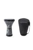 Erzincan Işlemeli Mısır Darbuka - Seyahat Kajon Cajon Kahon- Shaker Marakas Full Perkusyon Set - 4