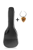 Su Geçirmez 20 Mm Polietilen Destekli Soft Case Klasik Gitar Kılıfı Çantası Ahşap Pena Hediye thumbnail 1
