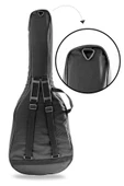 Profesyonel Su Geçirmez, 20 Mm Pedli Soft Case Akustik Gitar Kılıfı - Ahşap Pena Kolye Hediye - 4