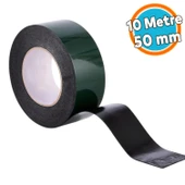 Çift Taraflı Köpük Sünger Bant Eva Yapıştırma Montaj Bandı Siyah 50 mm x 10 Metre - 1
