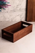 Snippy Bready - Ekmek Sepeti Kulplu Ekmeklik Sandık Kutusu 24,5 x 12 x 7cm - 1