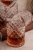 Snippy Madrid - 6'lı Cam Bardak 250 ml El Yapımı Meşrubat Bardağı - 5