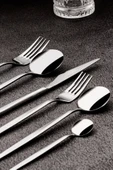 Snippy Fettucini - 6 Kişilik 36 Parça Paslanmaz Çelik Çatal Kaşık Bıçak Takımı 18/10 304 Paslanmaz Çelik - 2