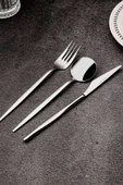 Snippy Fettucini - 6 Kişilik 36 Parça Paslanmaz Çelik Çatal Kaşık Bıçak Takımı 18/10 304 Paslanmaz Çelik - 4