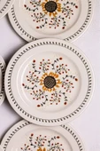 Snippy Garden - 6 Parça Porselen Kahvaltı Takımı Pasta Seti Tabağı Tatlı Tabağı Kahvaltılık Tabak 19cm - 7