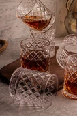 Snippy Madrid - 6'lı Cam Bardak 250 ml El Yapımı Meşrubat Bardağı - 6