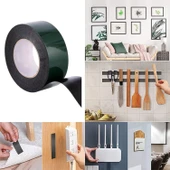 Çift Taraflı Köpük Sünger Bant Eva Yapıştırma Montaj Bandı Siyah 40 mm x 10 Metre Etil Vinil Asetat - 3