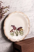 Snippy Wild - 6 Parça Porselen Kahvaltı Takımı Pasta Seti Pasta Tabağı Tatlı Tabağı Kahvaltılık Tabak 21cm - 7