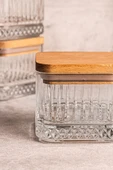 Snippy Bella Milla 8'li Soft Kare Ahşap Vakumlu Kare Kapak Elysia Timeless Uyumlu - 5