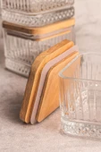Snippy Bella Milla 8'li Soft Kare Ahşap Vakumlu Kare Kapak Elysia Timeless Uyumlu - 6