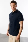 Erkek Çekmeyen Pamuklu Kumaş Regular Fit Standart Kesim Polo Yaka Tişört POLOYAKA-T-SHIRT1 - 5