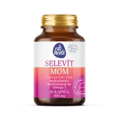 Selevit Mom 30 Kapsül Omega-3, Multivitamin ve Multimineral İçeren Takviye Edici Gıda thumbnail 1