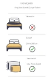 Varol İkaros Serisi King Size Çarşaf Takımı 57 Tel %100 Pamuk - 3