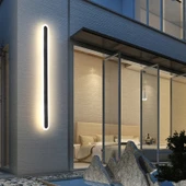 Ip Aplik duvar apliği dekortif açık alan dış mekan lamba aydınlatma ışık Su geçirmez Bahçe Led Modern A-IPD-5066 16W - 1