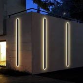 Ip Aplik duvar apliği dekortif açık alan dış mekan lamba aydınlatma ışık Su geçirmez Bahçe Led Modern A-IPD-5066 16W - 6