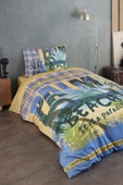 Varol %100 Pamuk Saten Genç Nevresim Takımı - Palm Beach - 1