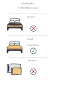 Varol Pan Serisi Ranforce King Size Otel Çarşafı 280x280 63 Tel - 5