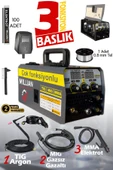3 Başlıklı - 3 Fonksiyonlu Gazsız Gazaltı Kaynak Makinesi (TIG - MIG - MMA ÜÇÜ BİR ARADA) 420 Amper thumbnail 1