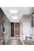 luxshome Modern Tavana Sıfır Led Plofenyer Avize Armatür Aplik 6500K Beyaz Işık Yuvarlak Tavan Aydınlatma - 5