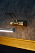 Voxify Pilli Gold Beyaz Işık Duvar Apliği Banyo Aydınlatma Ayna Üstü Led Tablo Aplik A+ Loş Işık 6500K - 3
