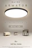 Voxify Led Tavana Sıfır Avize Aplik Led Panel Armatür Banyo Balkon Koridor Wc Salon Aydınlatma Beyaz Işık - 1