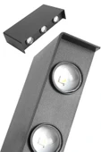 Voxify Yeni Model Çift Yönlü Duvar Aplik Led Aydınlatma Armatür Dekoratif Bahçe Armatür - 3