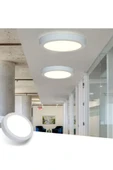 luxshome Modern Tavana Sıfır Led Plofenyer Avize Armatür Aplik 6500K Beyaz Işık Yuvarlak Tavan Aydınlatma - 4