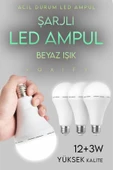Voxify Şarjlı Ampül Ultra Acil Durum & Kamp Işığı 220v Beyaz E27 Duy Otomatik %80 Tasarruflu 8 (Saat) - 1