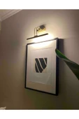 Voxify Gold Kasa Beyaz Işık Banyo Duvar Ayna Tablo Aydınlatması Flüt Aplik Kuğu Aplik Led Aplik - 2