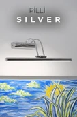 Voxify Pilli Silver Beyaz Işık Duvar Apliği Banyo Aydınlatma Ayna Üstü Led Tablo Aplik A+ Loş Işık 6500K - 1