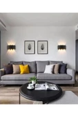 Voxify Otel Kafe Restourant Bar İşyeri Yatak Odası Koridor Dekoratif Modern Çift Yönlü Led Aplik Gün Işığı - 4