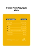 Balık Yağı Içeren Omega-3 D3 & K2 Vitamin 60 Kapsül Takviye Edici Gıda - 4