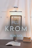 Voxify Pilli Krom Gün Işığı Duvar Apliği Banyo Aydınlatma Ayna Üstü Led Tablo Aplik A+ Loş Işık 3000K - 1