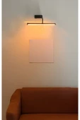 Voxify Modern ve Esnek 360 Derece Dönebilen Başlık ve Mat Siyah Kaplama ile LED Flüt Aplik Beyaz Işık 6500k - 5