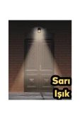 Voxify 5w Hareket Sensörlü Güneş Enerji Şarjlı Dış Mekan Led Aplik Aydınlatma Duvar Balkon Veranda Lambası - 3