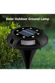 Voxify Bahçe Aydınlatma Saplama Led Işık 4'lü Set Solar Güneş Enerjili Otomatik Aydınlatmalı - 5