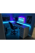 Voxify Bilgisayar Masası RGB Aydınlatma Sistemi Oyuncu Masası Kumandalı Led Aydınlatma - 4